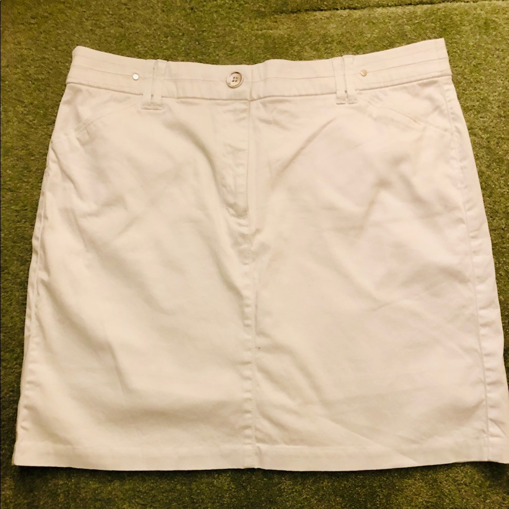 Charter club white skorts size 14
